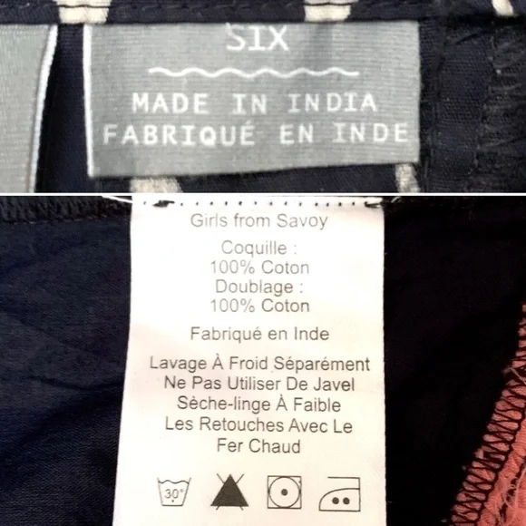 Anthropologie Grapic Print Black/White Halter Dress with Full Swing Skirt- 6 - Picture 13 of 14